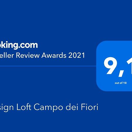 Apartamento Design Loft Campo Dei Fiori Roma Exterior foto